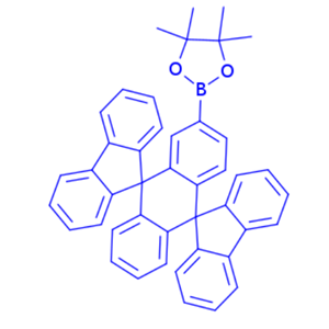 2-{dispiro[fluorene-9,9'-anthracene-10',9''-fluoren]-7'-yl}-4,4,5,5-tetramethyl-1,3,2-dioxaborolane