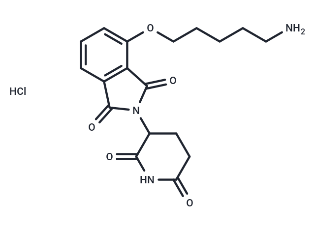 Thalidomide-O-C5-NH2 hydrochloride,Thalidomide-O-C5-NH2 hydrochloride