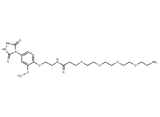 化合物 PTAD-PEG4-amine,PTAD-PEG4-amine