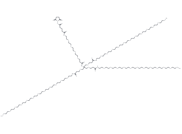 化合物 NHS-PEG4-(m-PEG12)3-ester,NHS-PEG4-(m-PEG12)3-ester