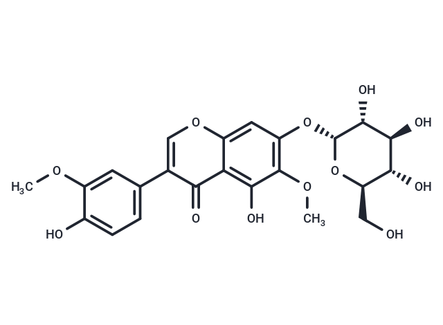 鸢尾新苷,Iristectorin B