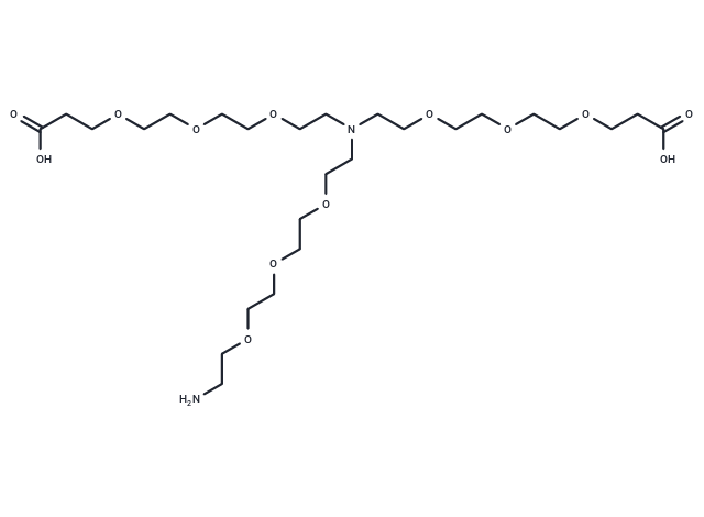 化合物 N-(Amino-PEG3)-N-bis(PEG3-acid),N-(Amino-PEG3)-N-bis(PEG3-acid)