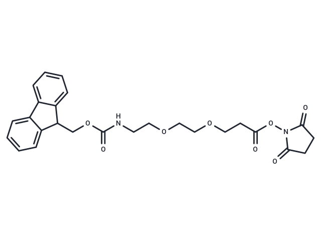 化合物 Fmoc-PEG2-C2-NHS ester,Fmoc-PEG2-C2-NHS ester