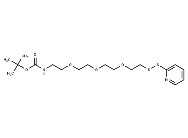 化合物 Boc-amino-PEG3-SSPy,Boc-amino-PEG3-SSPy