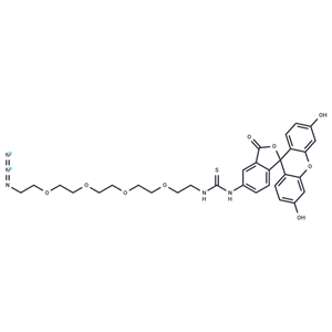 化合物 Fluorescein-thiourea-PEG4-azide,Fluorescein-thiourea-PEG4-azide