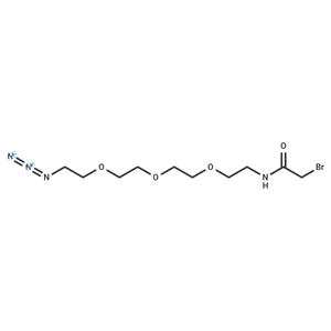 化合物 Bromoacetamido-PEG3-azide,Bromoacetamido-PEG3-azide