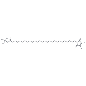 化合物 3,4-Dibromo-Mal-PEG8-Boc|T14027|TargetMol