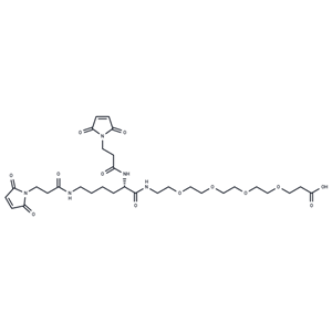 化合物 Bis-Mal-Lysine-PEG4-acid|T14623|TargetMol
