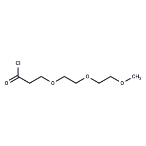 化合物 m-PEG3-Propanoyl chloride|T15863|TargetMol