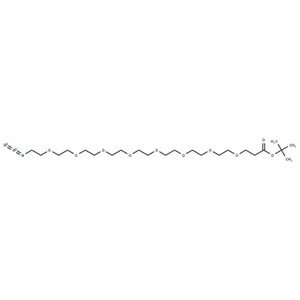 化合物 Azido-PEG8-Boc|T14476|TargetMol