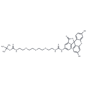 化合物 Fluorescein-PEG3-NH-Boc|T15292|TargetMol