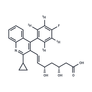 化合物 Pitavastatin D4,Pitavastatin D4