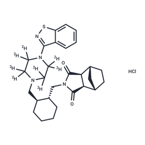 化合物 Lurasidone D8 Hydrochloride|T11892|TargetMol