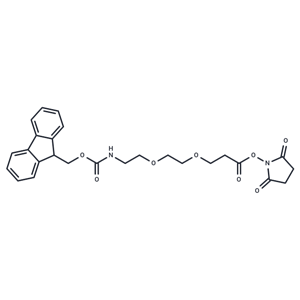 化合物 Fmoc-PEG2-C2-NHS ester,Fmoc-PEG2-C2-NHS ester