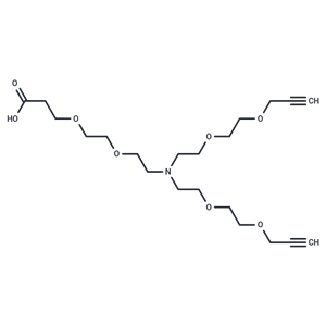 化合物 N-(PEG2-C2-acid)-N-bis(PEG2-propargyl)|T16244|TargetMol