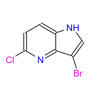 3-溴-5-氯-1H-吡咯并[3,2-B]吡啶