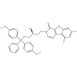 Pyrido[3',2':4,5]thieno[3,2-d]pyrimidin-4(3H)-one, 3-[(3S)-4-[bis(4-methoxyphenyl)phenylmethoxy]-3-hydroxybutyl]-7,9-dimethyl-;548430-98-4