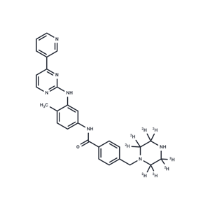 化合物 N-Desmethyl imatinib-d8,N-Desmethyl imatinib-d8