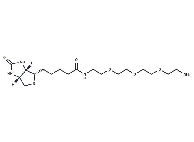 化合物Amine-PEG3-Biotin,Amine-PEG3-Biotin