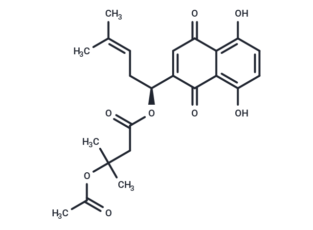 β-乙酰氧基异戊酰阿卡宁,Beta-Acetoxyisovalerylshikonin