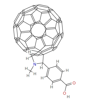 C60-SAM試劑,4-(1',5'-Dihydro-1'-methyl-2'H-[5,6]fullereno-C60-Ih-[1,9-c]pyrrol-2'-yl)benzoic acid