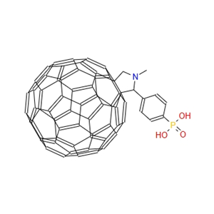 P-[4-(1′,5′-Dihydro-1′-methyl-2′H-[5,6]fullereno-C60-Ih-[1,9-c]pyrrol-2′-yl)phenyl]phosphonic acid