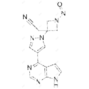 巴瑞替尼杂质79,2-(3-(4-(7H-pyrrolo[2,3-d]pyrimidin-4-yl)-1H-pyrazol-1-yl)-1-nitrosoazetidin-3-yl)acetonitrile