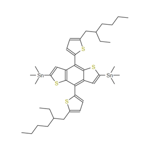 2,6-二(三甲基锡)-4,8-二(5-(2-乙基己基)噻吩基-2-)-苯并二噻吩
