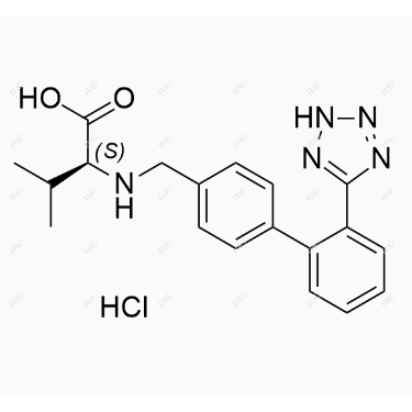 缬沙坦杂质69(盐酸盐),(S)-2-(((2'-(2H-tetrazol-5-yl)-[1,1'-biphenyl]-4-yl)methyl)amino)-3-methylbutanoic acid hydrochloride