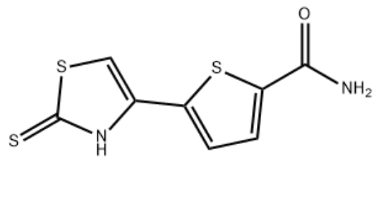 2-甲酰胺-5-(2-巯基-1,3-噻唑-4-基)-噻吩,5-(2-sulfanylidene-3H-1,3-thiazol-4-yl)thiophene-2-carboxamide