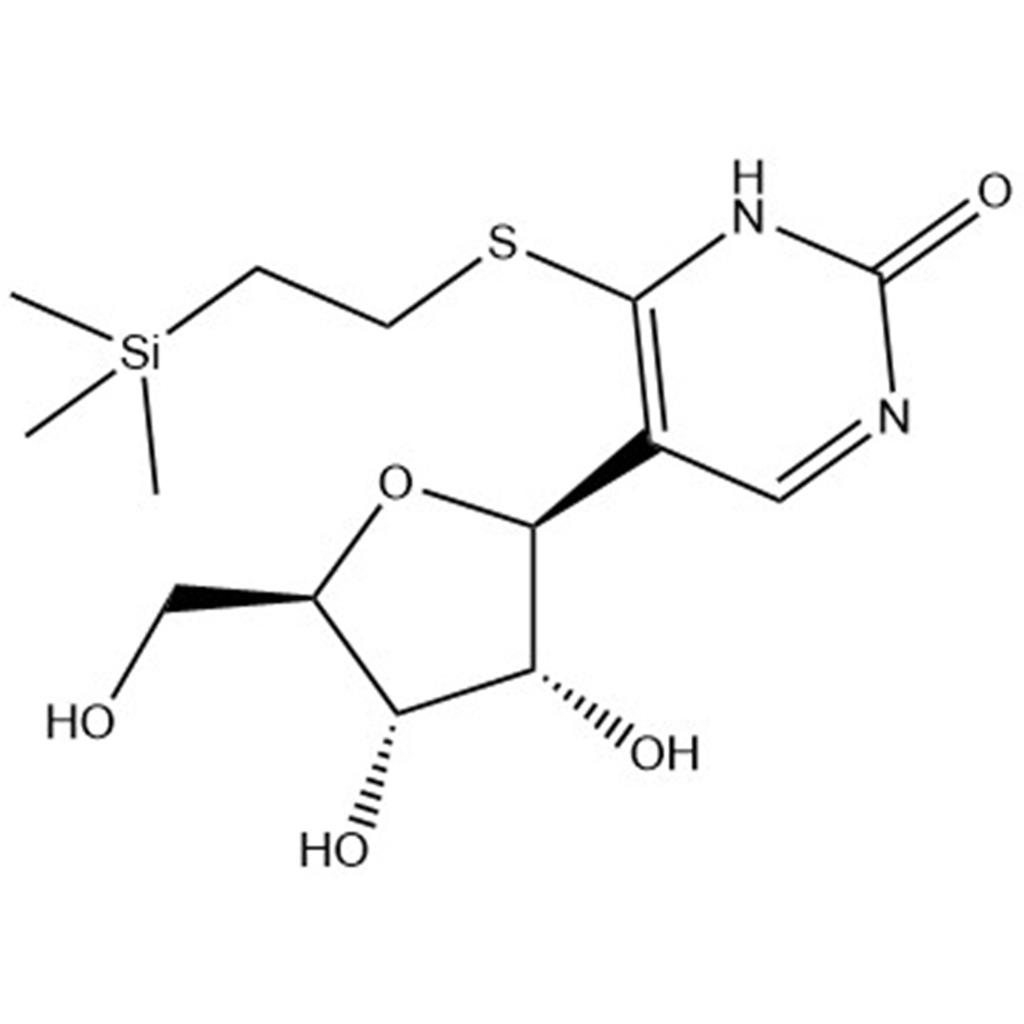 2(1H)-Pyrimidinone, 5-β-D-ribofuranosyl-6-[[2-(trimethylsilyl)ethyl]thio]-,2(1H)-Pyrimidinone, 5-β-D-ribofuranosyl-6-[[2-(trimethylsilyl)ethyl]thio]-