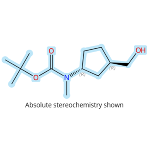 1,1-Dimethylethyl N-[(1R,3R)-3-(hydroxymethyl)cyclopentyl]-N-methylcarbamate