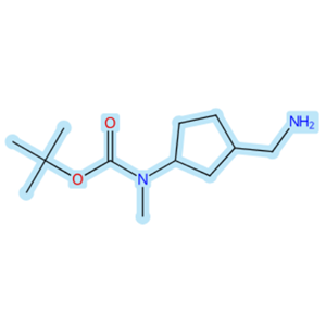 1,1-Dimethylethyl N-[3-(aminomethyl)cyclopentyl]-N-methylcarbamate,1,1-Dimethylethyl N-[3-(aminomethyl)cyclopentyl]-N-methylcarbamate