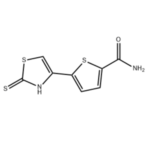2-甲酰胺-5-(2-巯基-1,3-噻唑-4-基)-噻吩,5-(2-sulfanylidene-3H-1,3-thiazol-4-yl)thiophene-2-carboxamide