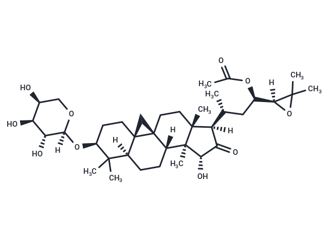 乙酰升麻醇-3-O-α-L-阿拉伯糖苷,Acetylshengmanol Arabinoside