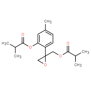 8,9-环氧-9,10-二异丁酰百里草酚,8,9-epoxy-3,10-diisobutyryloxythymol