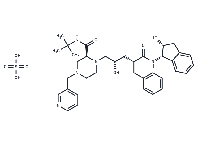 硫酸茚地那韋,Indinavir sulfate