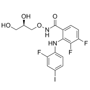N-[(2R)-2,3-二羥基丙氧基]-3,4-二氟-2-[(2-氟-4-碘苯)氨基]苯甲酰胺