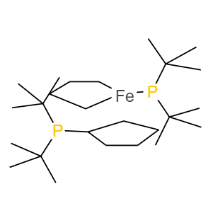 1,1'-双(二叔丁基膦)二茂铁,1,1'-Bis(di-tert-butylphosphino)ferrocene