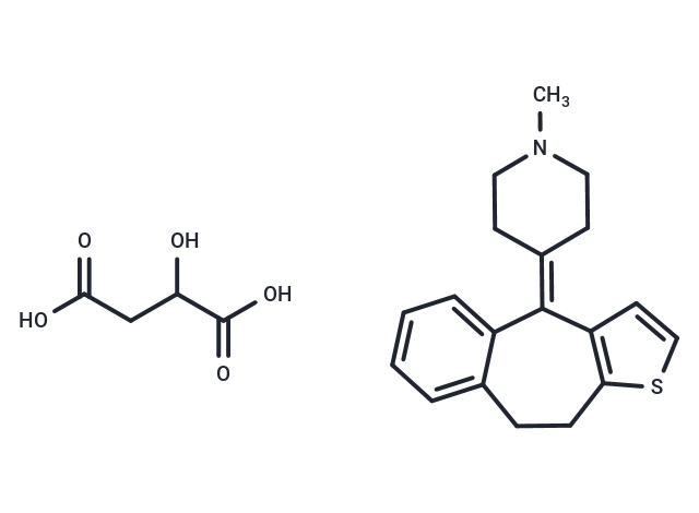苯噻啶蘋果酸鹽,Pizotifen Malate
