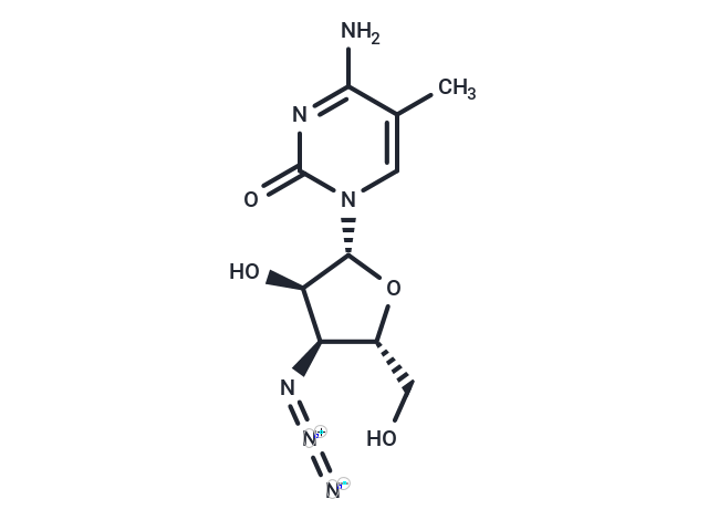 化合物 3'-Azido-3'-deoxy-5-methylcytidine,3'-Azido-3'-deoxy-5-methylcytidine