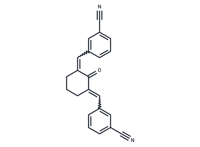 化合物 T9129,Benzonitrile, 3,3'-[(2-oxo-1,3-cyclohexanediylidene)dimethylidyne]bis-