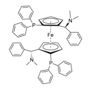 (1R,1’R)-1,1’-双(二苯基膦基)-2,2’-双[(R)-(二甲氨基)苯基甲基]二茂铁；174467-31-3