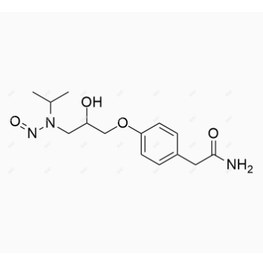 N-亞硝基阿替洛爾,2-(4-(2-hydroxy-3-(isopropyl(nitroso)amino)propoxy)phenyl)acetamide