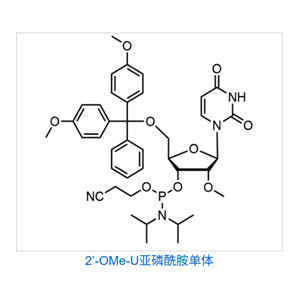 2’-OMe-U亚磷酰胺单体,DMT-2