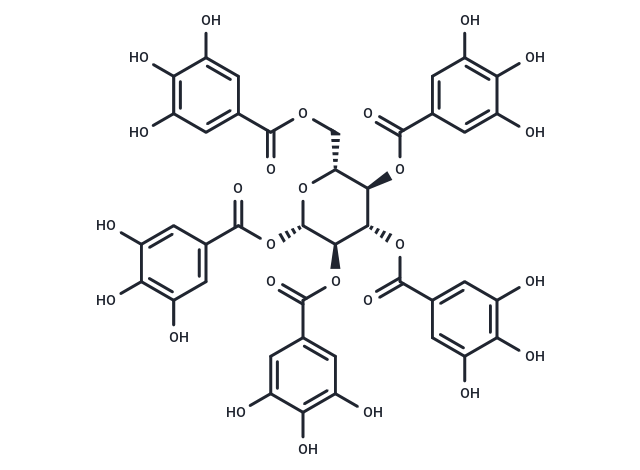 1,2,3,4,6-五沒食子酰葡萄糖,Pentagalloylglucose