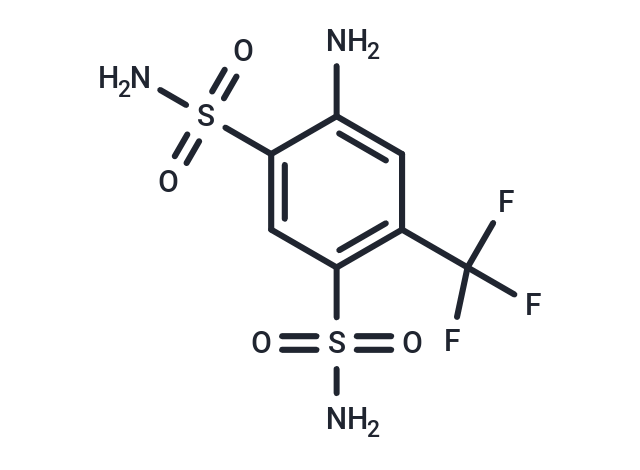 4-氨基-6-(三氟甲基)苯-1,3-二磺酰胺,4-Amino-6-(trifluoromethyl)benzene-1,3-disulfonamide