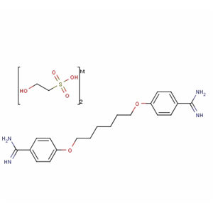 己脒定二(羟乙基磺酸)盐,Hexamidine diisocyanate