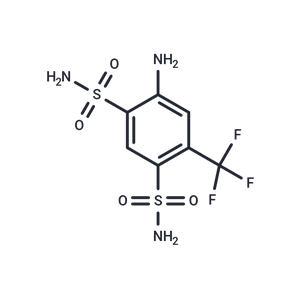 4-氨基-6-(三氟甲基)苯-1,3-二磺酰胺,4-Amino-6-(trifluoromethyl)benzene-1,3-disulfonamide