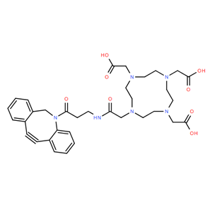 1374865-01-6，DOTA-DBCO，一种结合了DOTA大环螯合剂和DBCO基团的双功能化合物